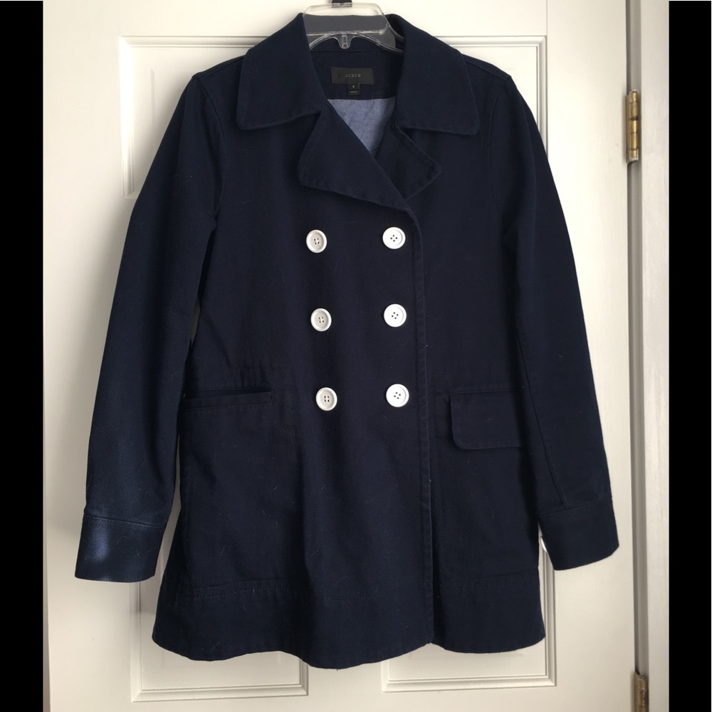 J. Crew Navy Peacoat